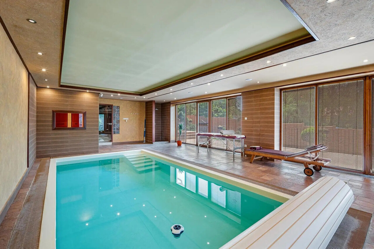 Modern indoor pool